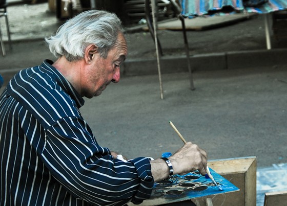 Люди, портрет: Художник